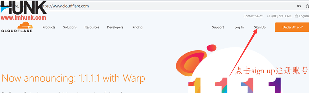 cloudflare注册账号 1